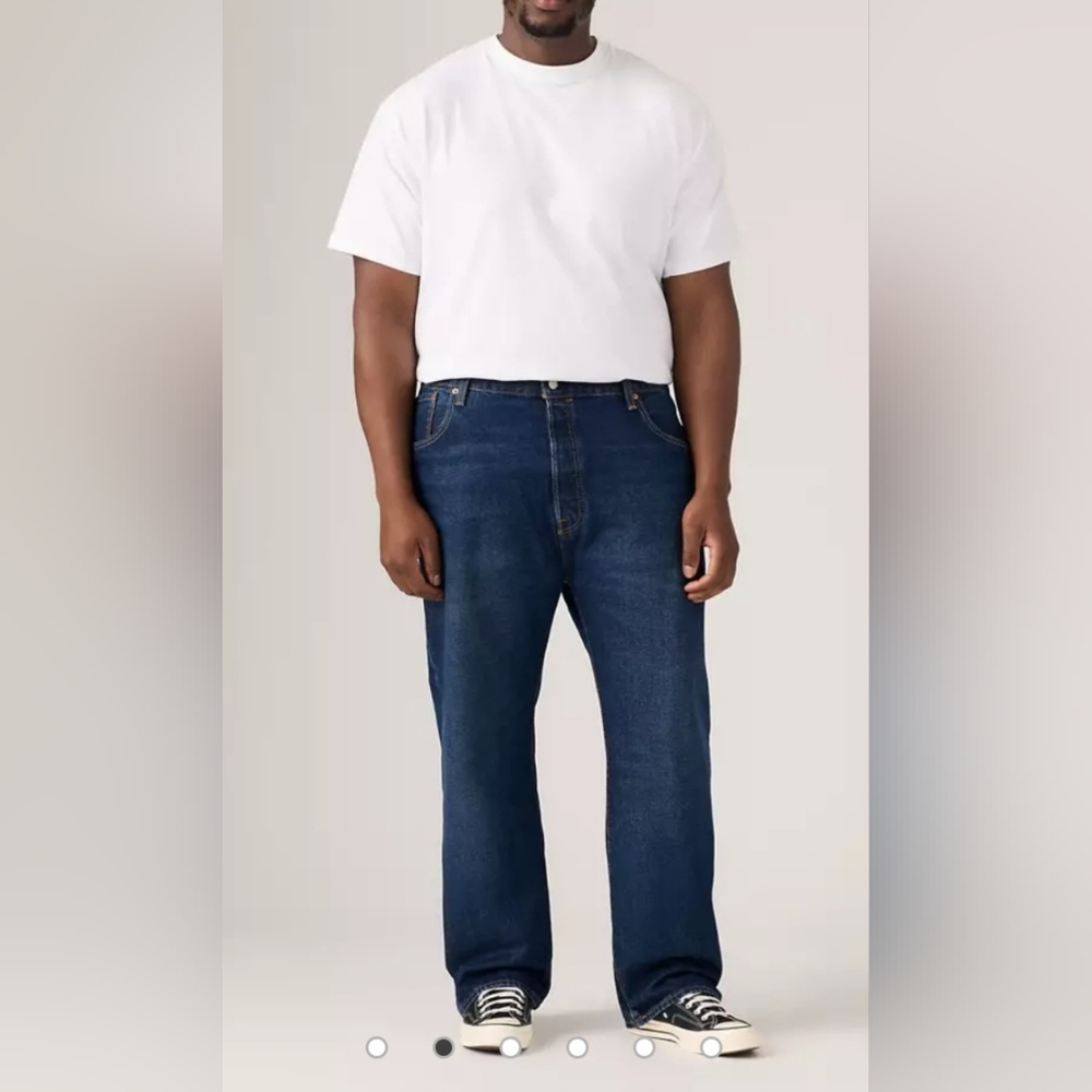 New Levi's 501 Original Fit Men's Classic Blue Size 44 x 30 Big & Tall